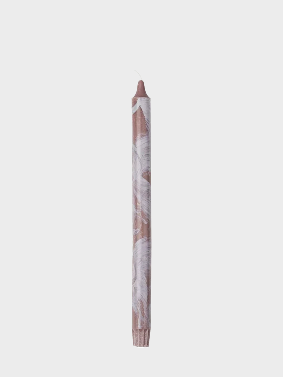 HUMDAKIN Batik Kerze - 30 cm Candle 120 Oak/Coal