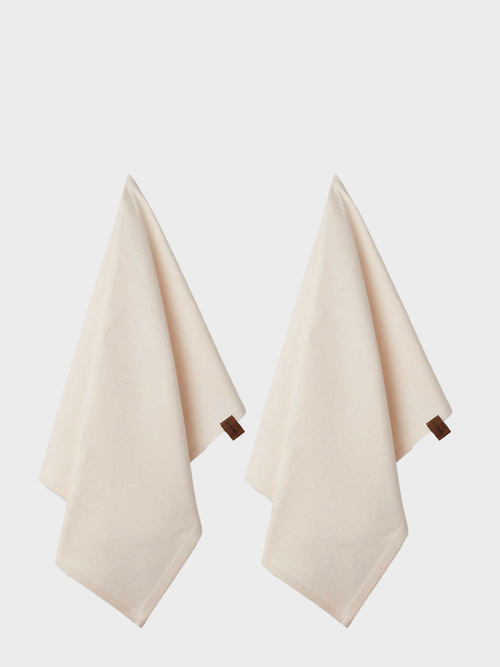 HUMDAKIN Bio Geschirrtuch - 2er Pack Organic textiles 029 Shell