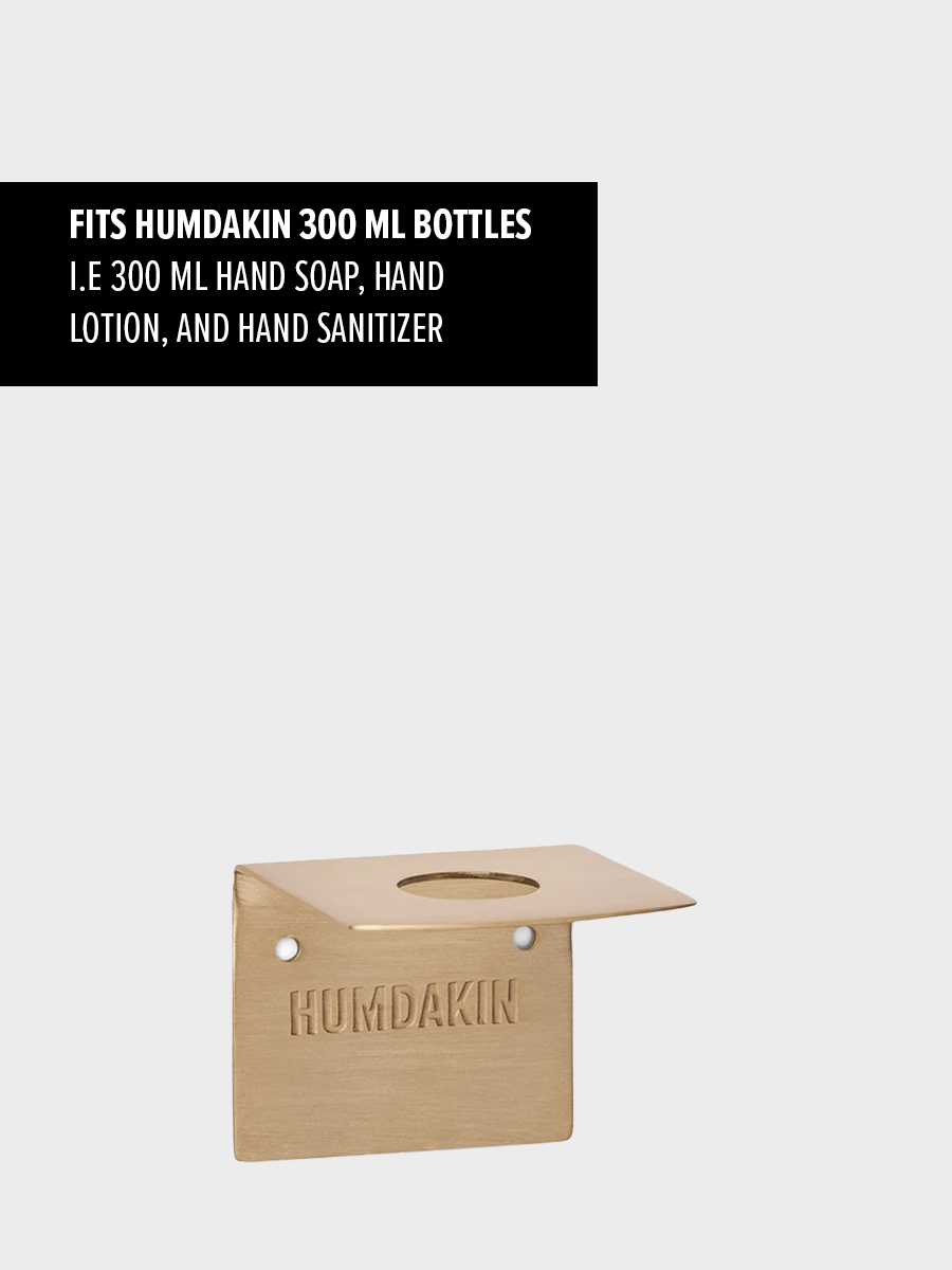HUMDAKIN Seifenspender-Wandhalterung - 300 ml - einfach Messing Diverse 116 Brass