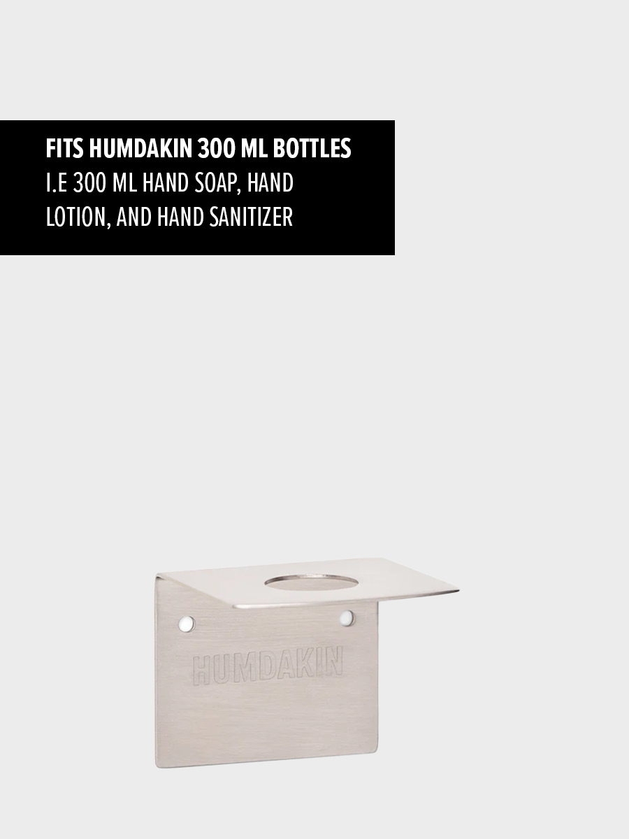 HUMDAKIN Seifenspender-Wandhalterung - 300 ml - einfach  Edelstahl Diverse 117 Steel