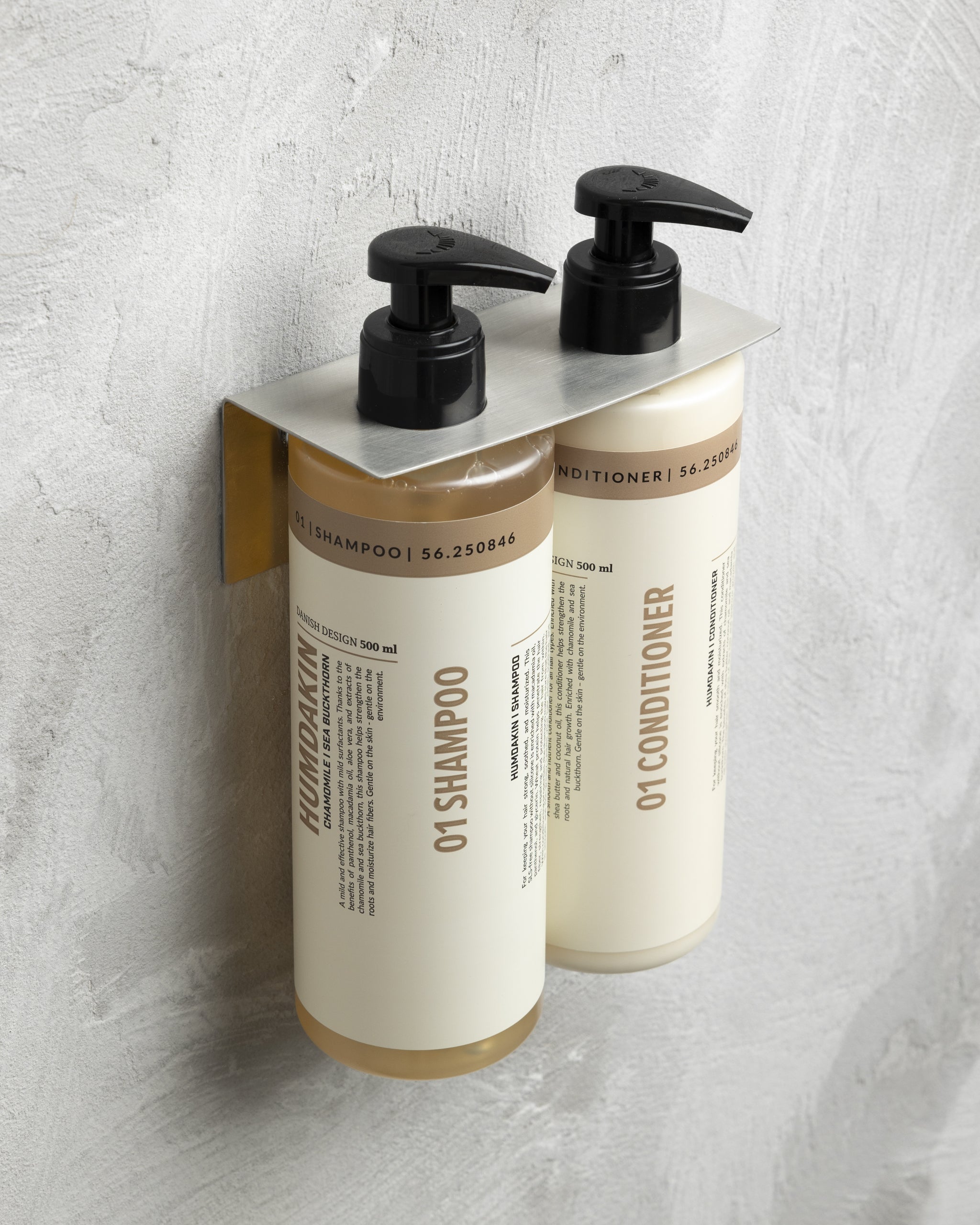 HUMDAKIN Seifenspender-Wandhalterung -  500 ml -  Stahl Diverse 00 Neutral/No color