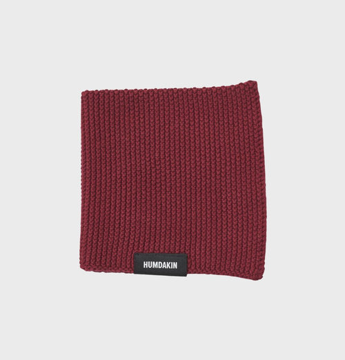 HUMDAKIN Gestricktes Geschirrtuch Organic textiles 247 Rosewood