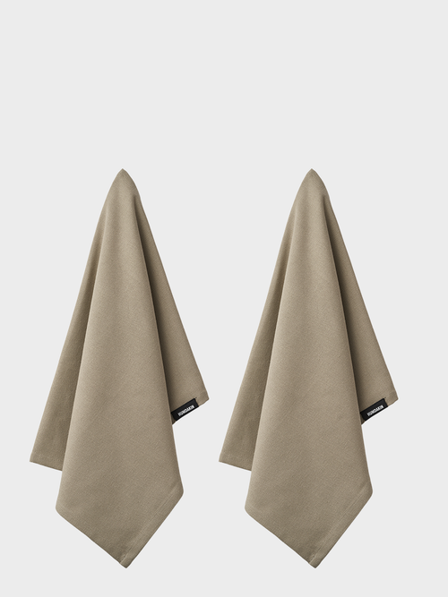 HUMDAKIN Bio Geschirrtuch - 2er Pack Organic textiles 026 Oak