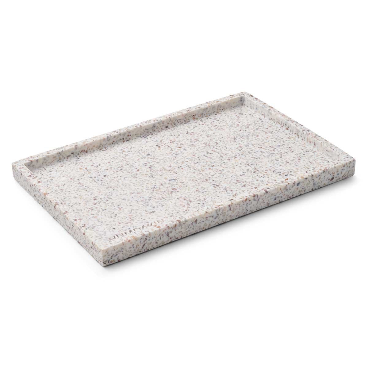 HUMDAKIN Terrazzo Tablett  - rechteckig Terrazzo 00 Neutral/No color