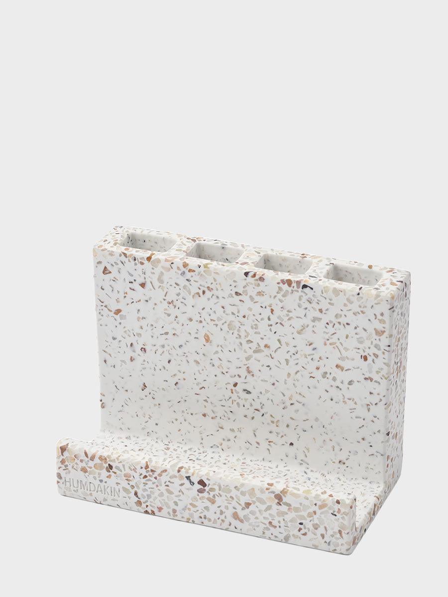 HUMDAKIN Terrazzo Zahnnbürstenhalter Terrazzo 138 Red/Beige