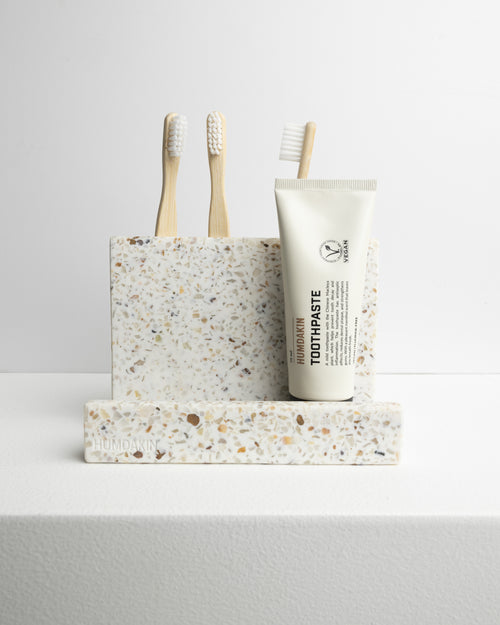 HUMDAKIN Terrazzo Zahnnbürstenhalter Terrazzo 138 Red/Beige
