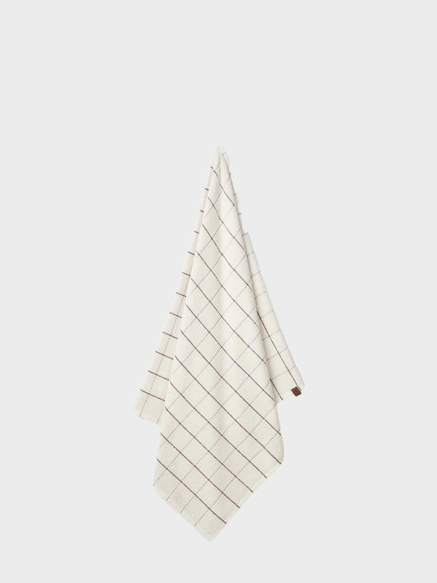 HUMDAKIN Badetuch - Terry Check Organic Textiles 100 Pine
