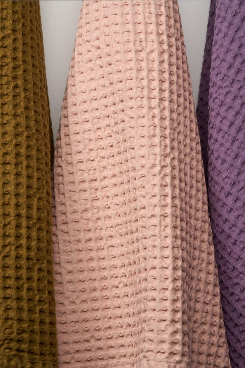 HUMDAKIN Badetuch - Waffle Organic textiles 136 Blush