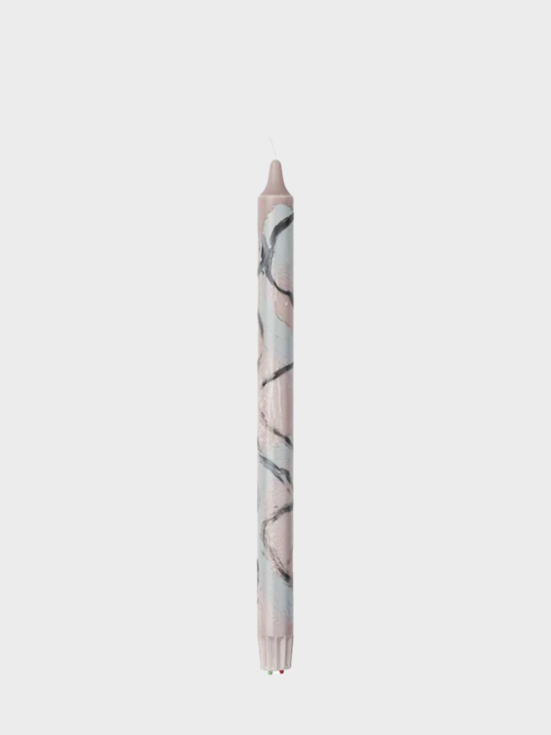 HUMDAKIN Batik Candle 30 cm. Candle 121 Lt. Stone/Stone
