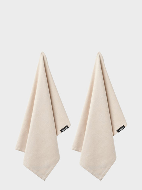 HUMDAKIN Bio Geschirrtuch - 2er Pack Organic Textiles 229 Undyed
