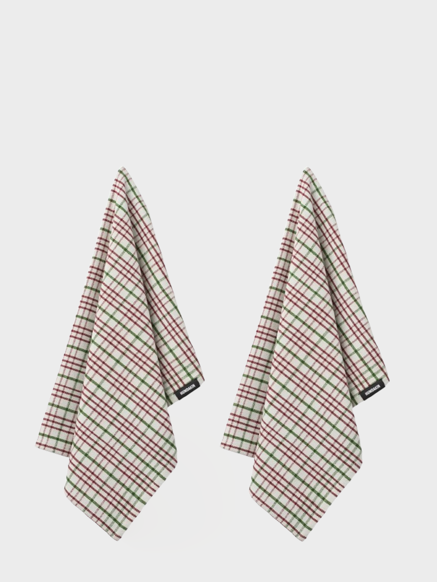 HUMDAKIN Bio Geschirrtuch - 2er Pack Organic textiles 244 Winter Whisper