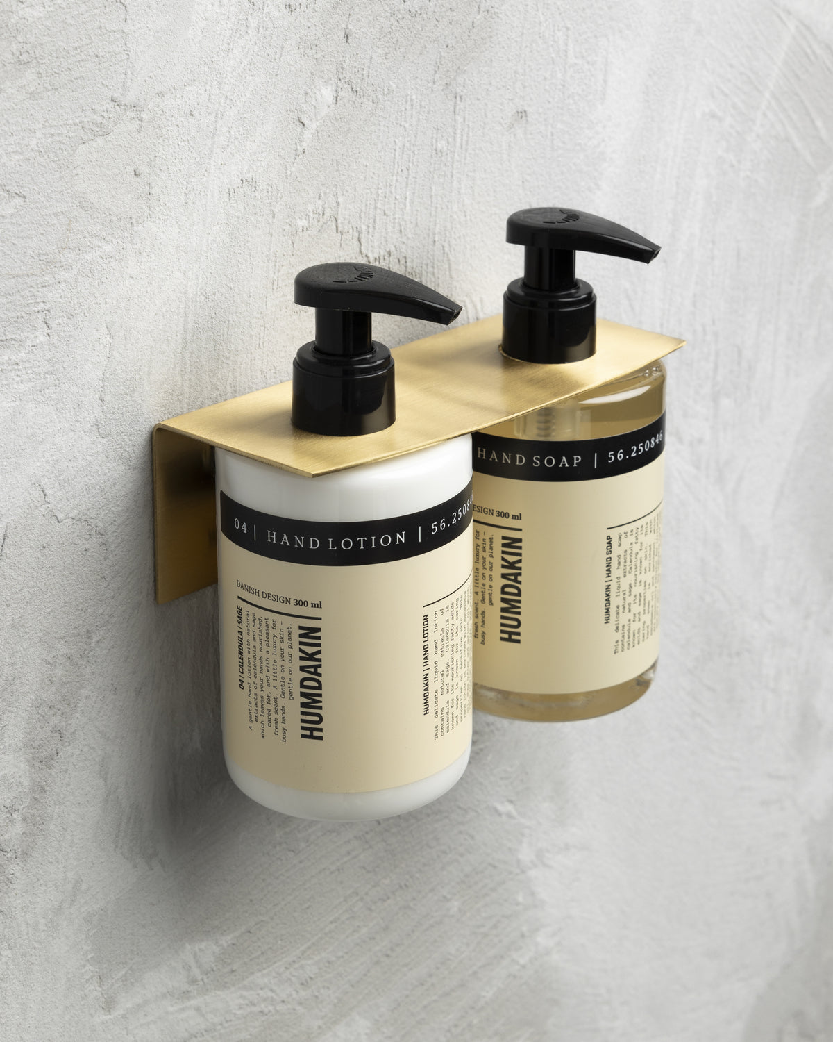 HUMDAKIN Seifenspender-Wandhalterung - 300 ml - doppelt Messing Diverse