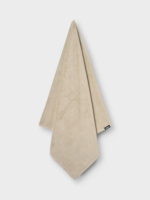 HUMDAKIN Cotton-terry Weave-knit Bath Towel Organic Textiles 01 Light Stone