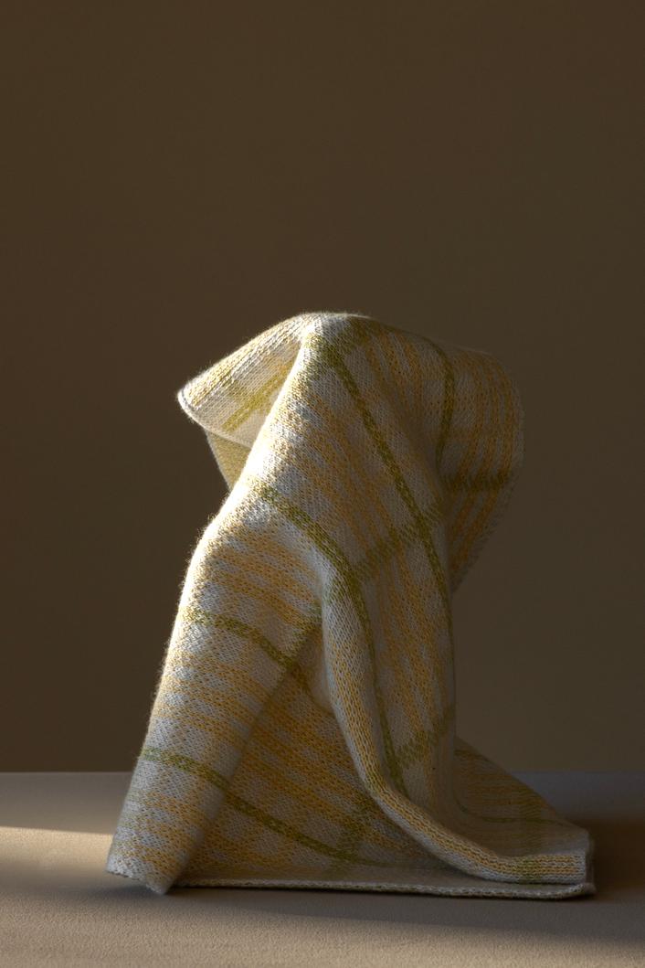 HUMDAKIN Gestricktes Geschirrtuch Organic Textiles 242 Frosty Mist