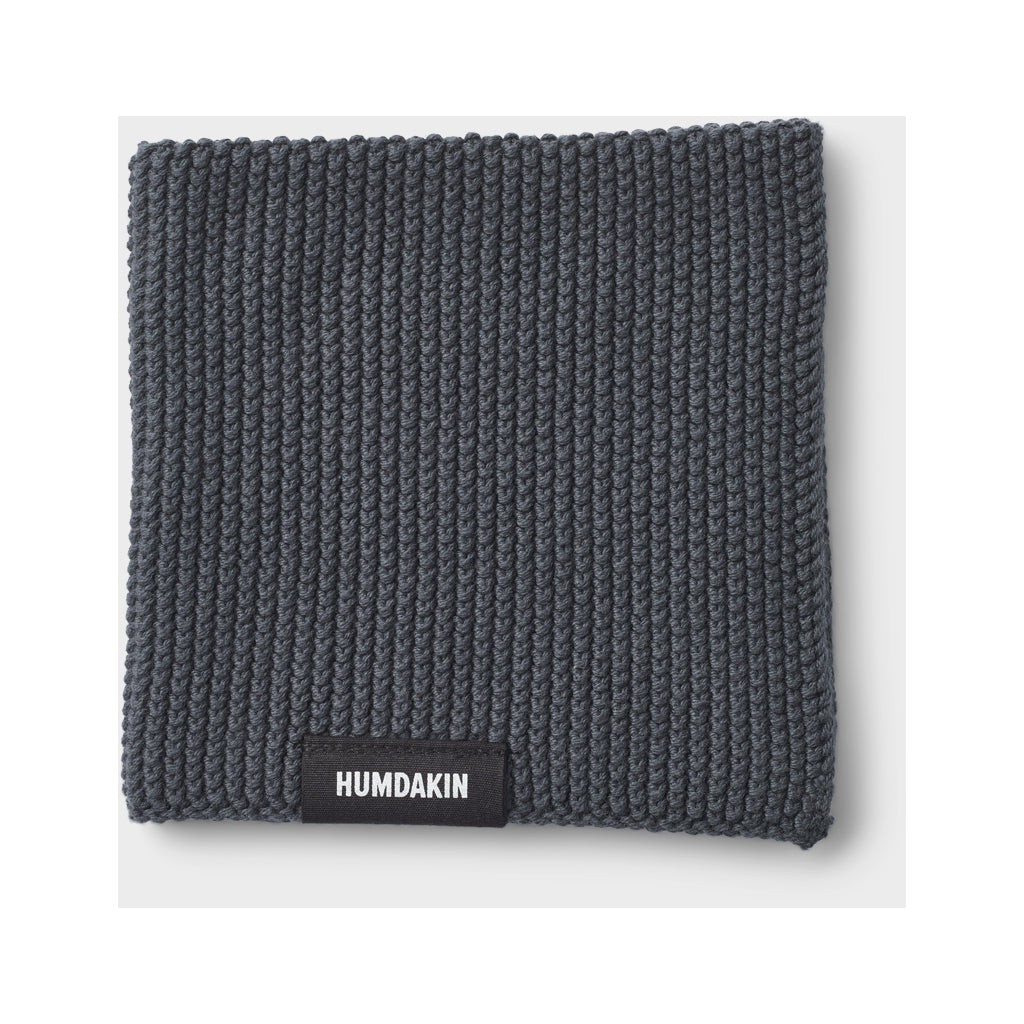 HUMDAKIN Gestricktes Geschirrtuch Organic Textiles 251 Asphalt