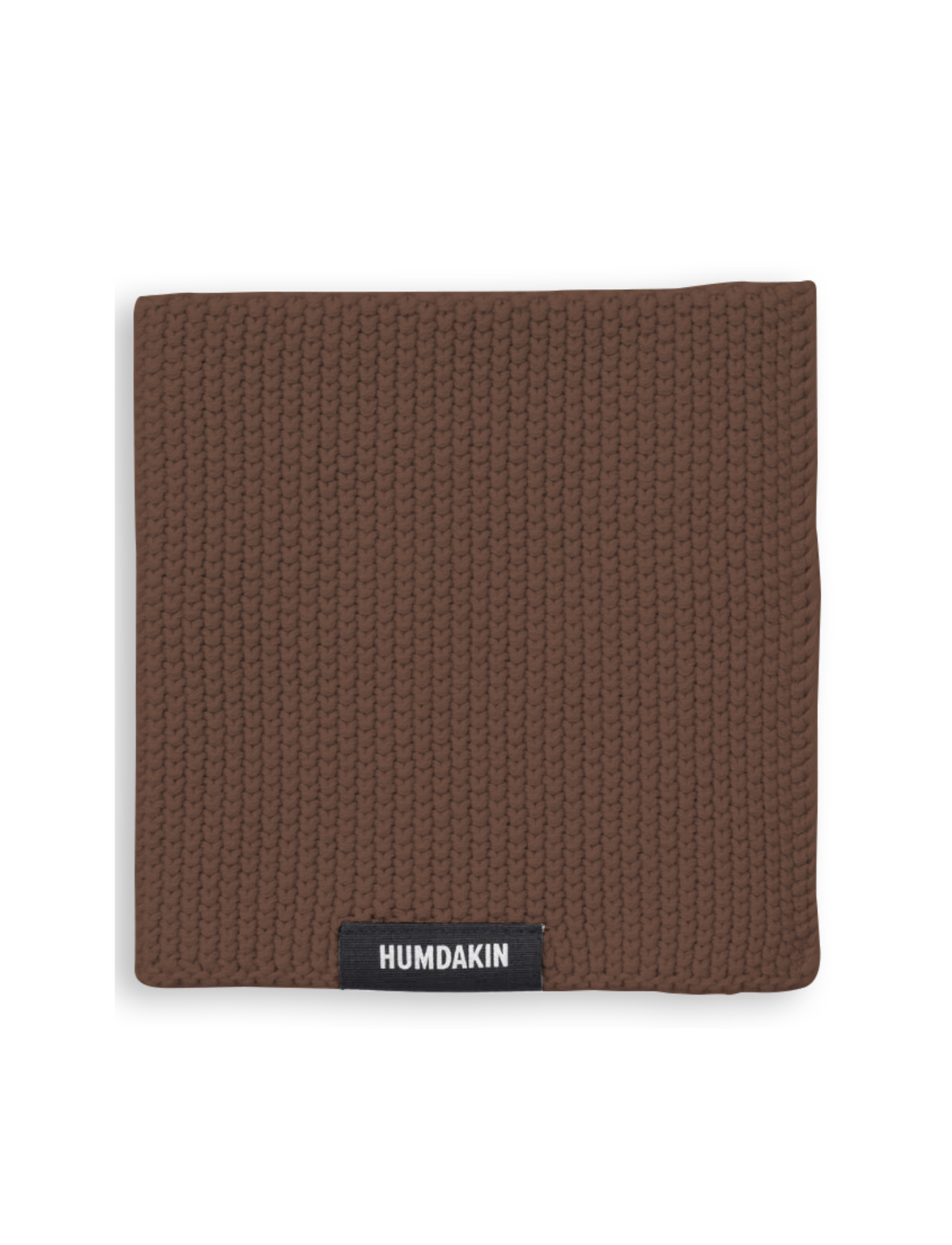 HUMDAKIN Gestricktes Geschirrtuch Organic Textiles 256 Bison Brown