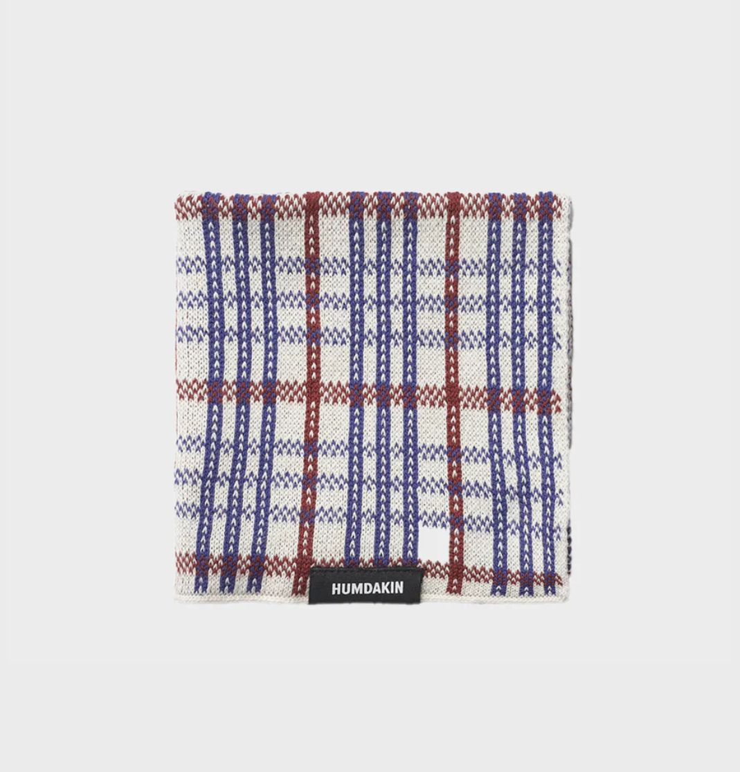 HUMDAKIN Gestricktes Geschirrtuch Organic textiles 233 Checkered Race