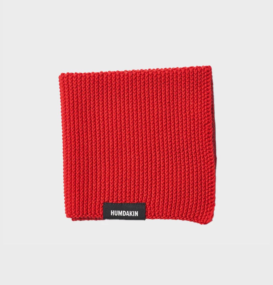 HUMDAKIN Gestricktes Geschirrtuch Organic textiles 235 Rushing Red