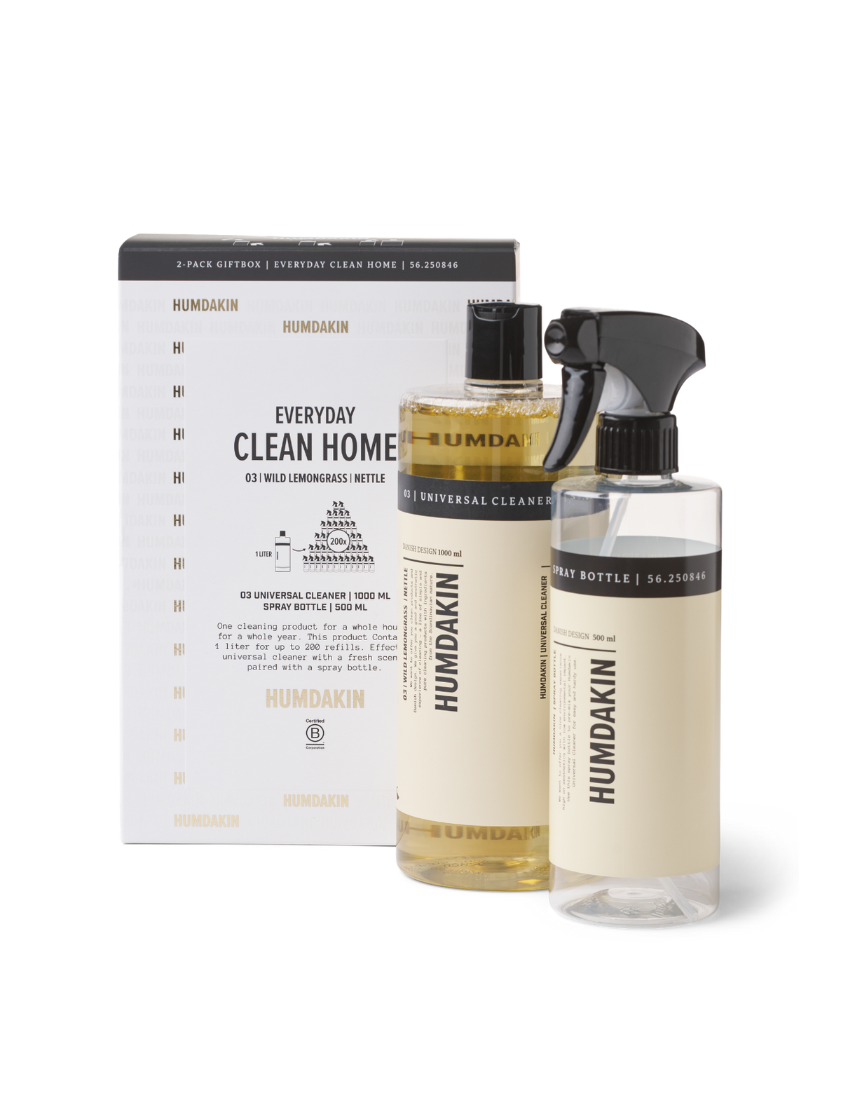 HUMDAKIN Gift Box - 03 Clean Home - Wild Lemongrass & Nettle Cleaning