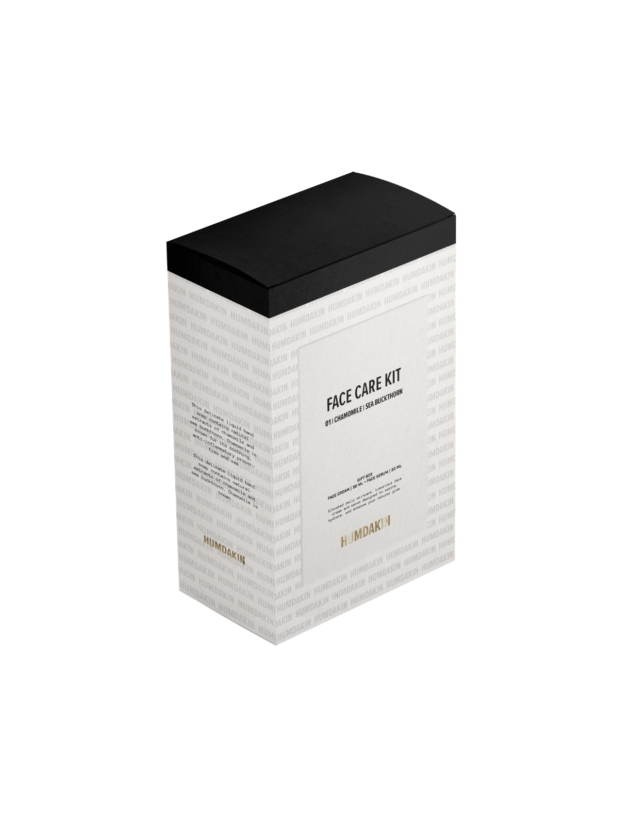 HUMDAKIN Gift Box | 01 Face Care Kit | Facial Day Creme and Serum Hair and Body Care