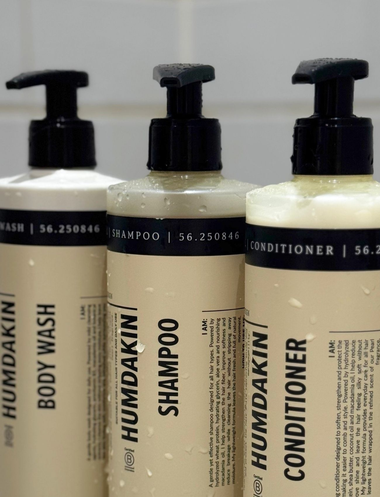 HUMDAKIN Pearl Shampoo - Jasmine & Sandalwood Hair and Body Care