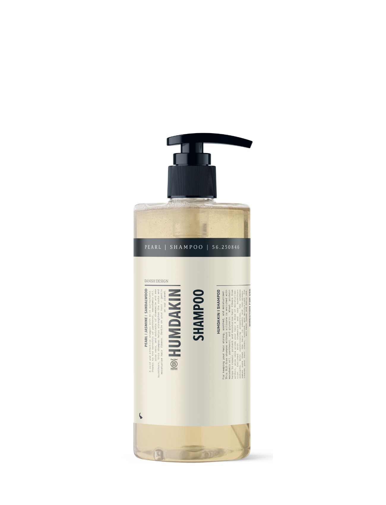 HUMDAKIN Pearl Shampoo - Jasmine & Sandalwood Hair and Body Care