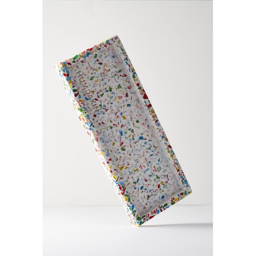 HUMDAKIN Regenbogen Terrazzo Tablett Terrazzo 208 Rainbow