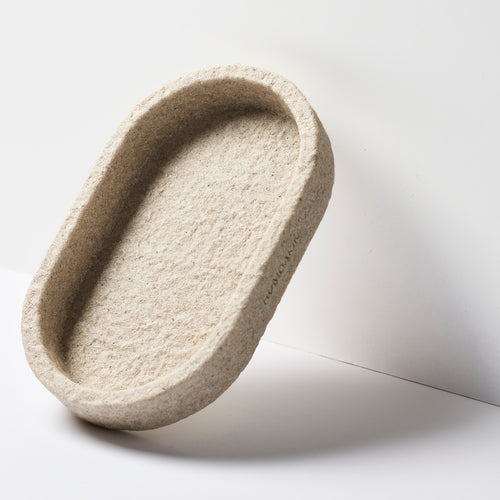 HUMDAKIN Sandstein Tablett - oval Sandstone 00 Neutral/No color