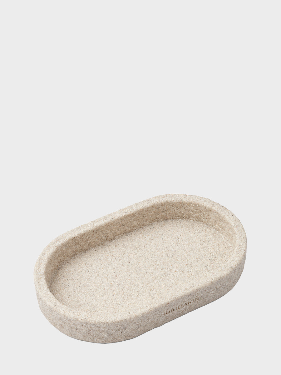 HUMDAKIN Sandstone Oval Tray Sandstone 00 Neutral/No color