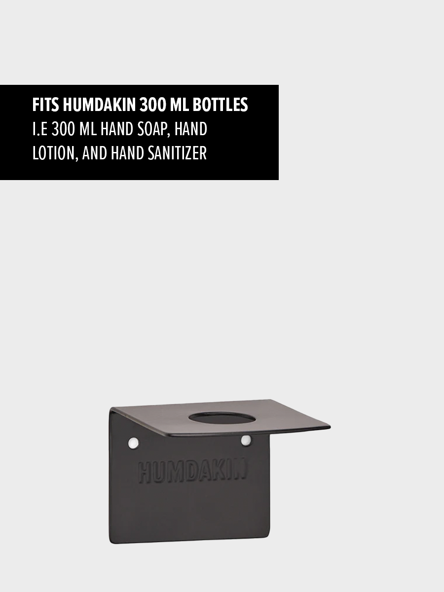 HUMDAKIN Seifenspender-Wandhalterung - 300 ml - einfach schwarz - 2. Sorting Diverse 115 Black