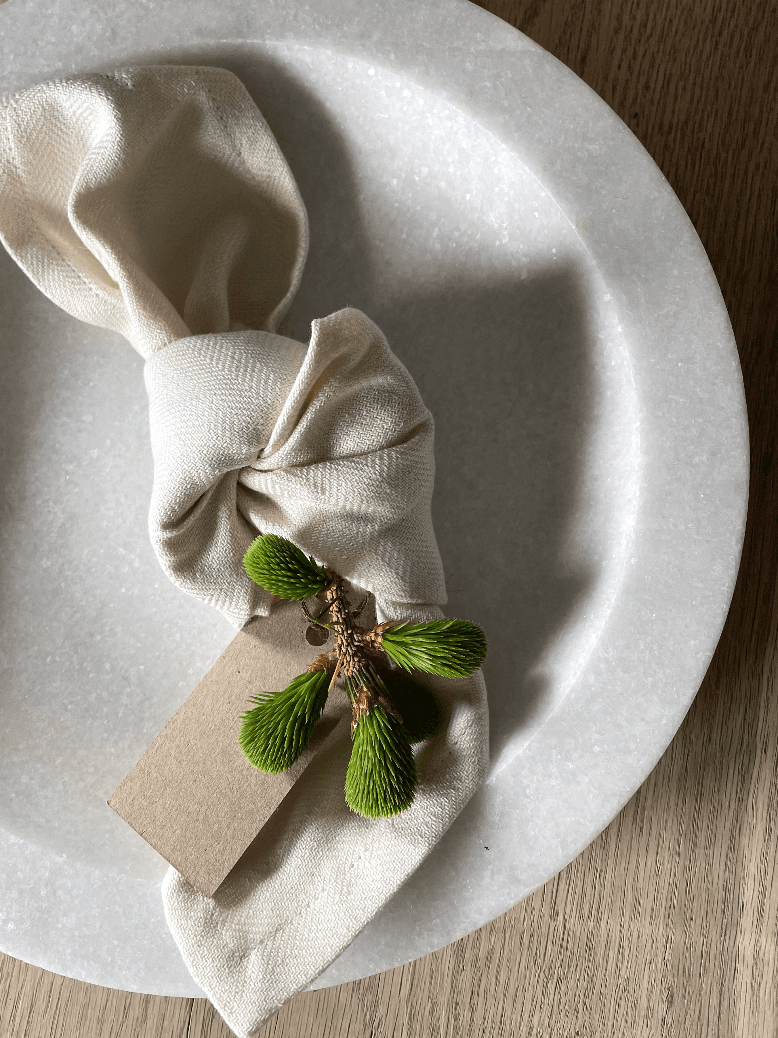 HUMDAKIN Serviette - 2er Pack Organic textiles 029 Shell