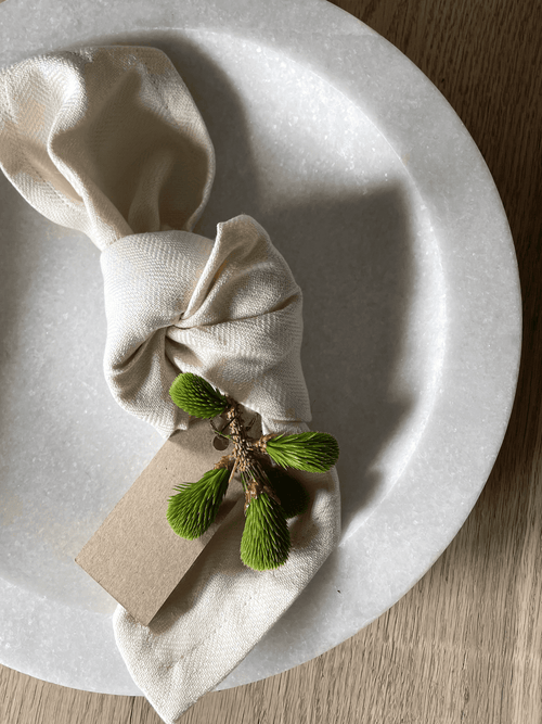 HUMDAKIN Serviette - 2er Pack Organic textiles 029 Shell