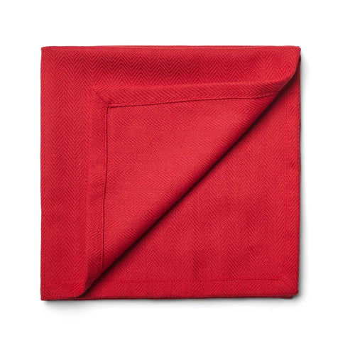 HUMDAKIN Serviette - 2er Pack Organic textiles 118 Christmas Red