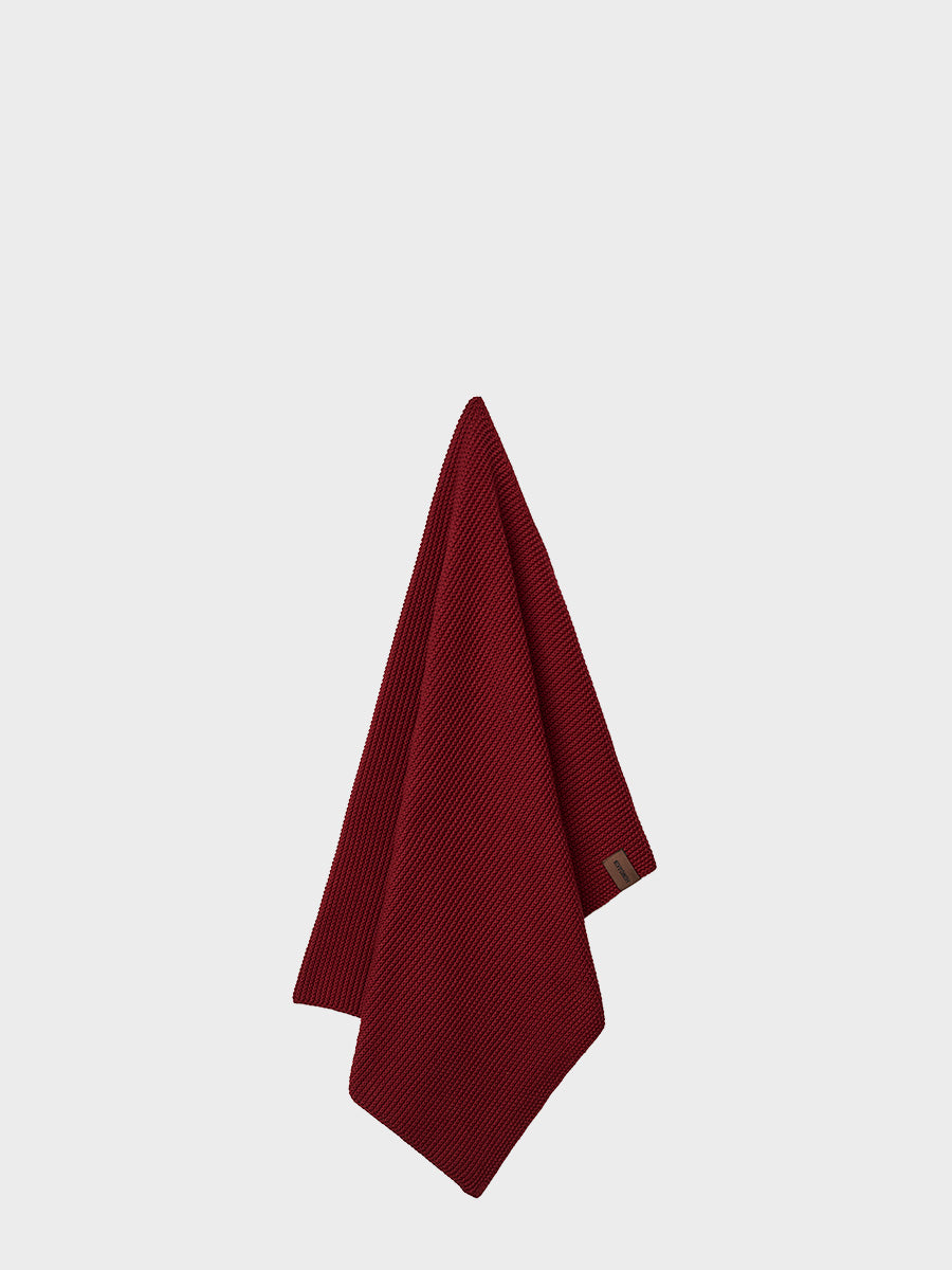 HUMDAKIN Strick-Küchentuch Organic Textiles 212 Maroon