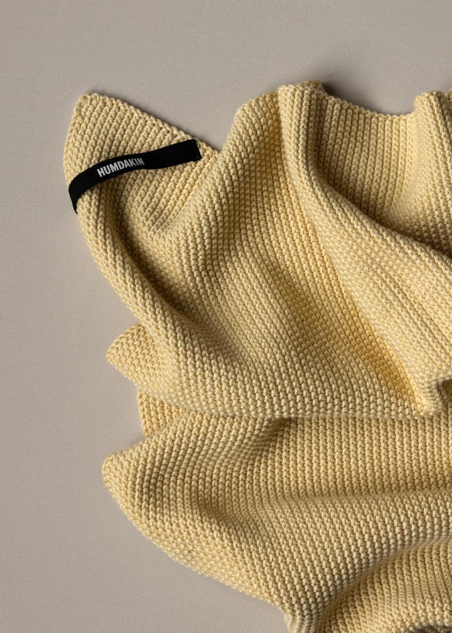 HUMDAKIN Strick-Küchentuch Organic Textiles 246 Soft Sand