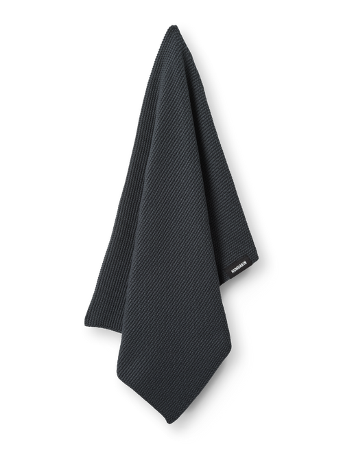 HUMDAKIN Strick-Küchentuch Organic Textiles 251 Asphalt