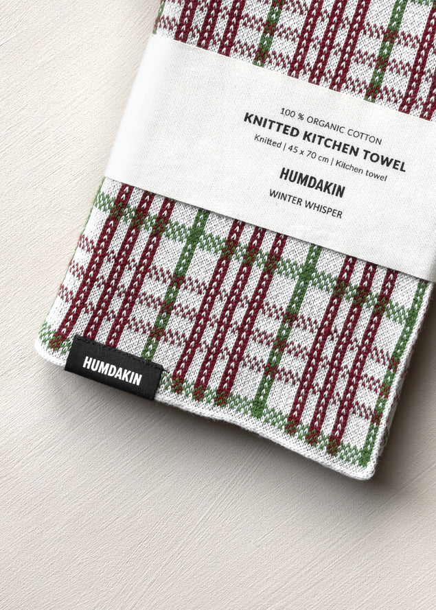 HUMDAKIN Strick-Küchentuch Organic textiles 244 Winter Whisper