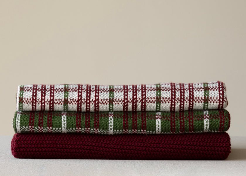 HUMDAKIN Strick-Küchentuch Organic textiles 244 Winter Whisper