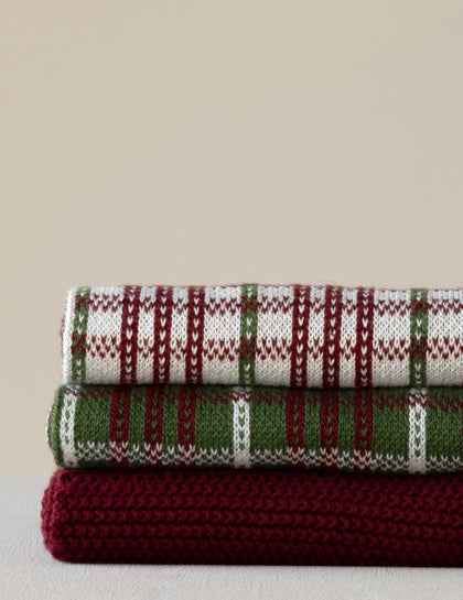 HUMDAKIN Strick-Küchentuch Organic textiles 245 Festive Forest