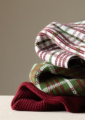 HUMDAKIN Strick-Küchentuch Organic textiles 247 Rosewood