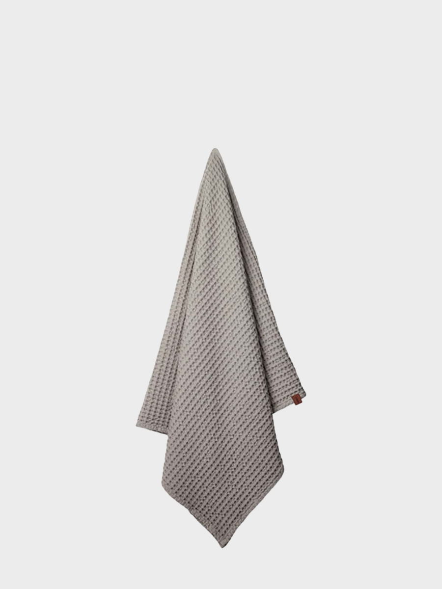HUMDAKIN Badetuch - Waffle Organic textiles 019 Stone