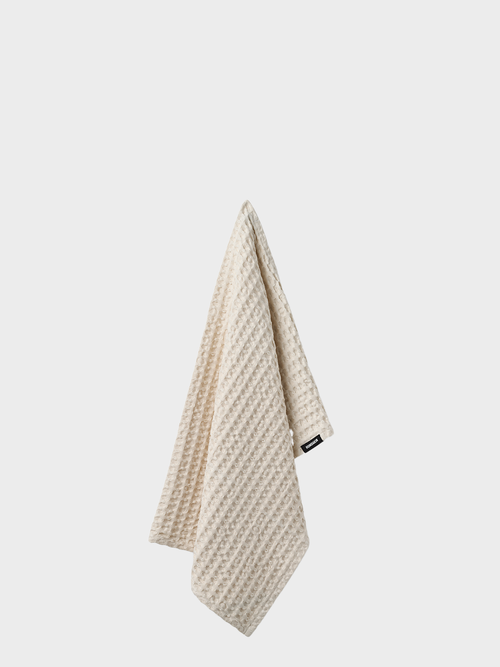 HUMDAKIN Waffle Bath Towel Organic textiles 229 Undyed