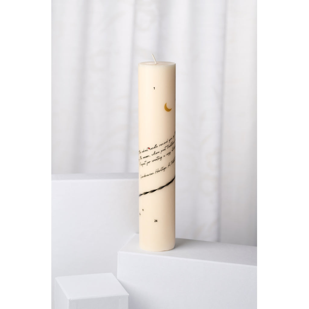 HUMDAKIN Weihnachtskerze Candle 250 Clean Christmas